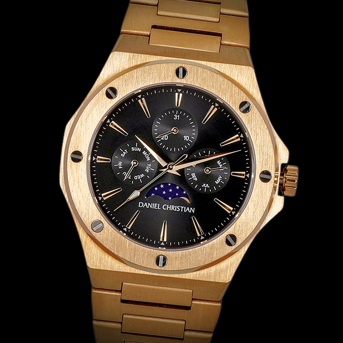 Stainless Steel Gold Watch - Olympia Gold - Daniel Christian Watches