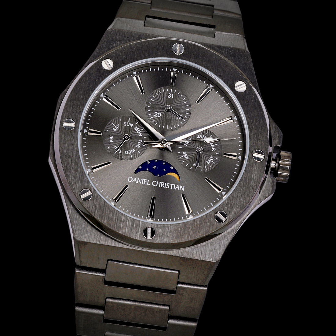 Stainless Steel Black Watch - Black Watch - Daniel Christian Watches