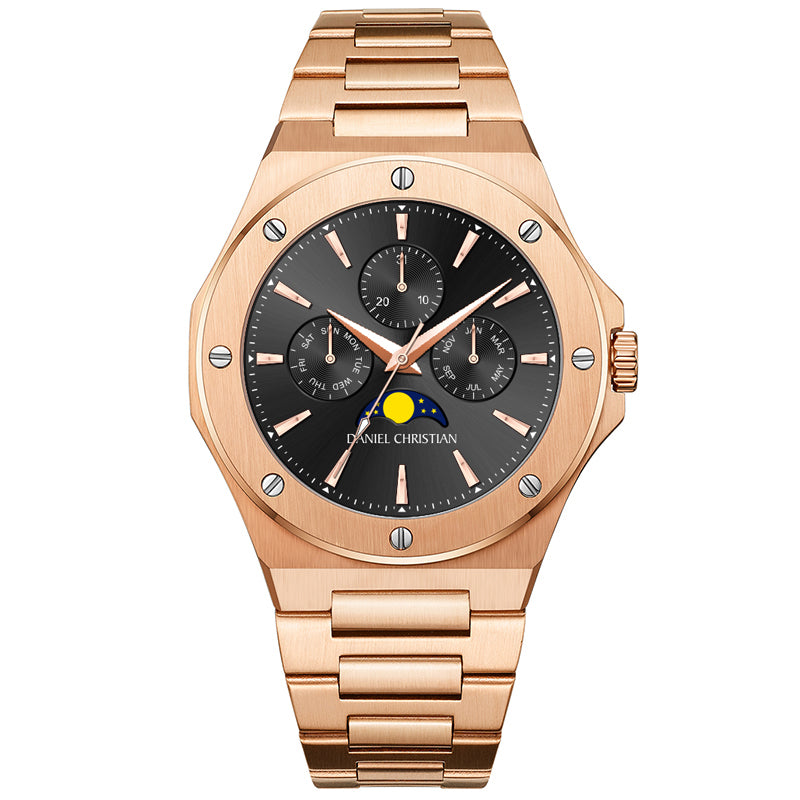 Men's Rose Gold Watch - Olympia Rose Gold - Daniel Christian Watches