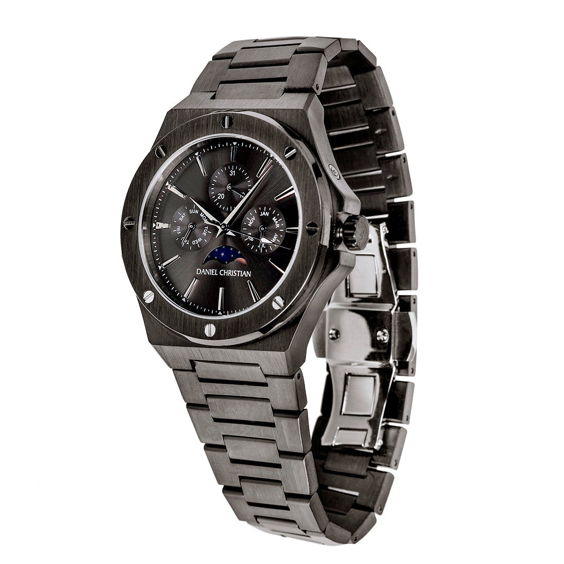 Stainless Steel Black Watch - Black Watch - Daniel Christian Watches