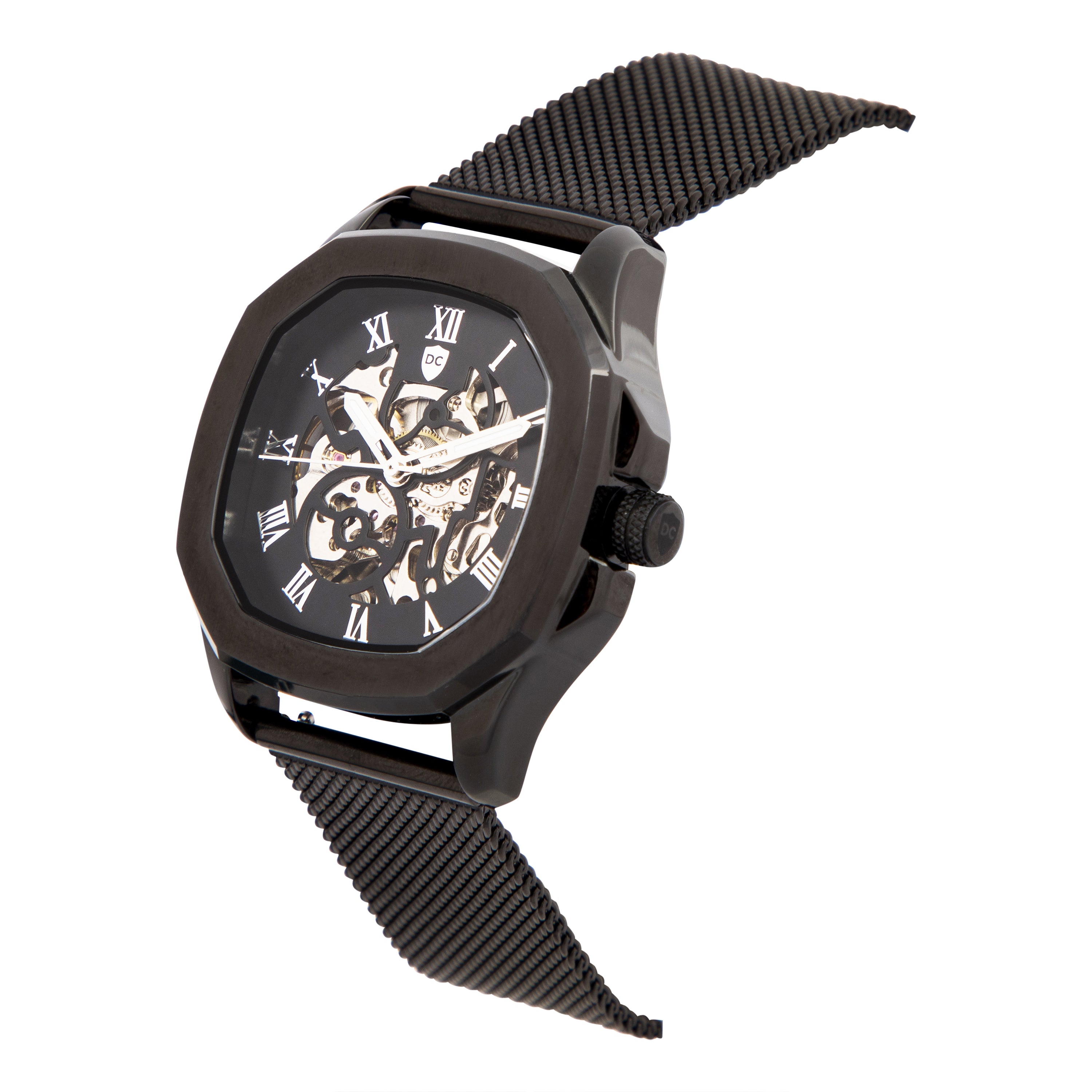 Men's Skeleton Watch - Black Skeleton Watch - Daniel Christian Watches